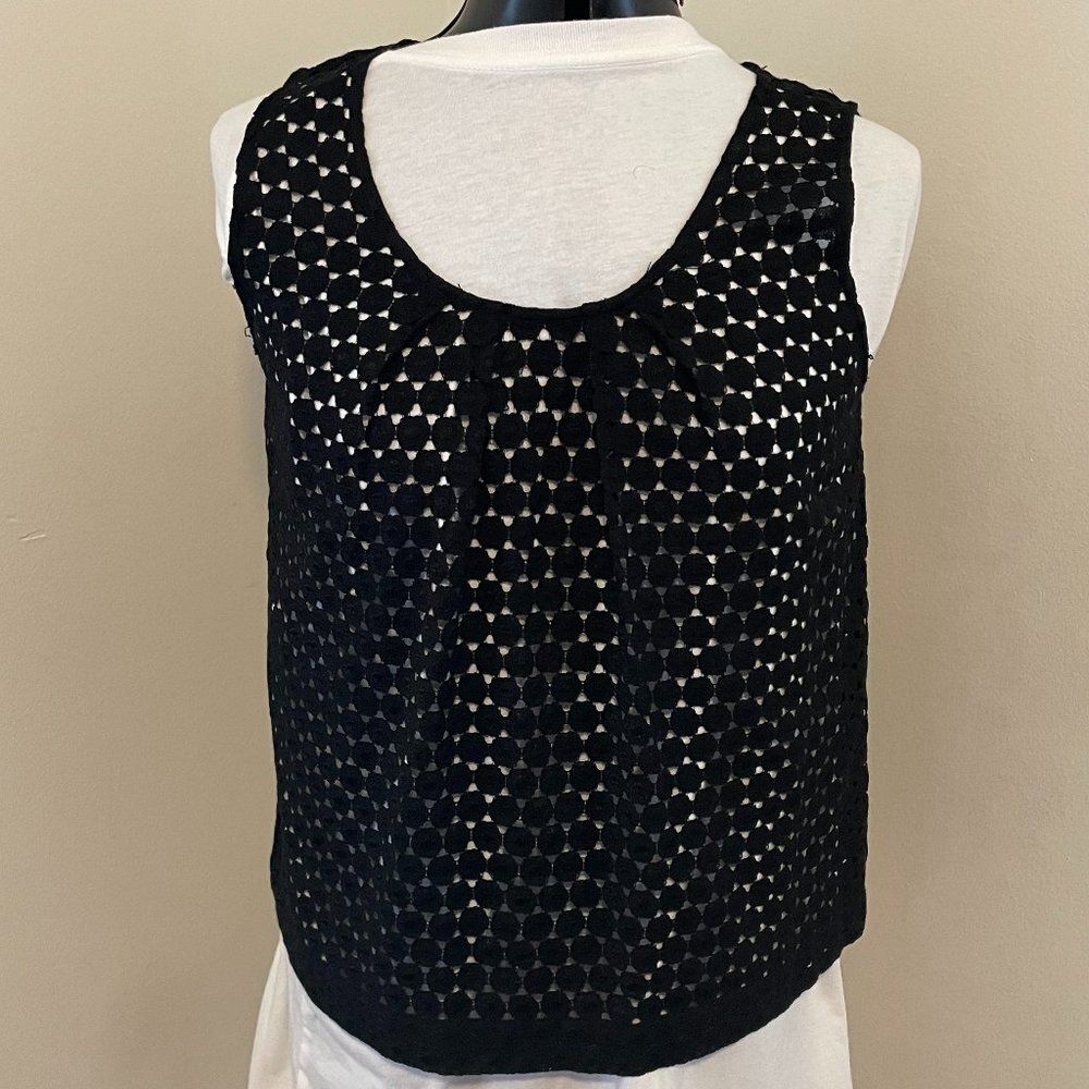 Ross Bute French Lace Boho Sleeveless Womens Top Size Small